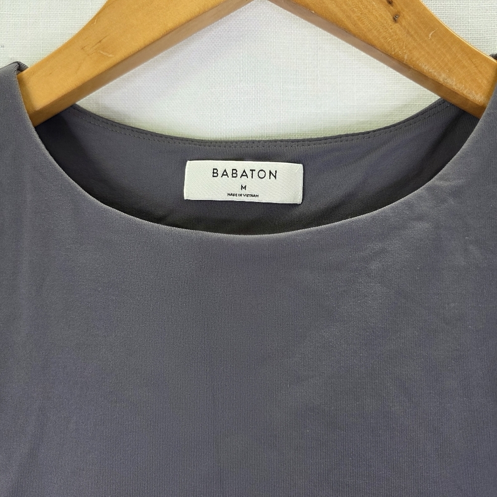 Aritzia Babaton Women's Contour Luxe Fabric 90's Bodysuit Size Medium Tank Thong - Picture 6 of 12